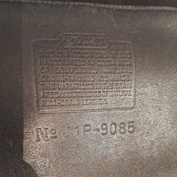 Vintage Coach Black Leather Hobo Bag - Picture 3 of 16